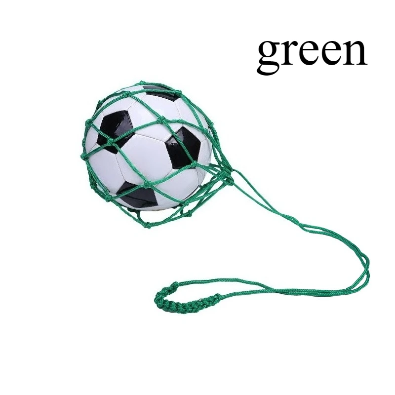 1個のサッカーボールトレーニングメッシュバッグは、子供、ティーンエイジャー、大人のサッカートレーニング補助器具に適しています。