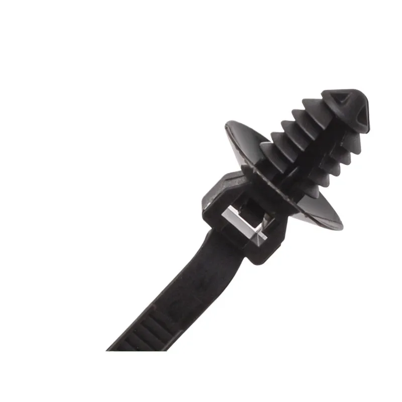 

30Pcs Self-Locked Nylon Cable Tie Push Clips Wire Tie Released Zip Straps Car Pipe Cable Fastener Bundle Fixed Binding