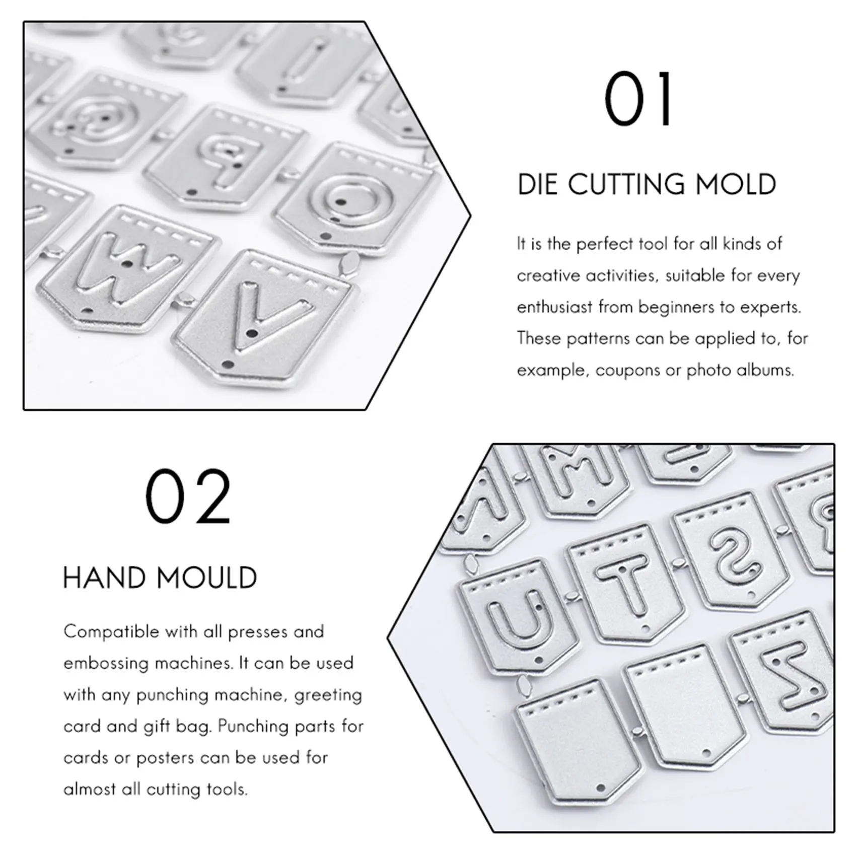 قوالب القطع الساخنة سكرابوكينغ آلة النقش النقش يموت الإستنسل قطع يموت ، اكسسوارات لقطة كبيرة وغيرها من اللكمات