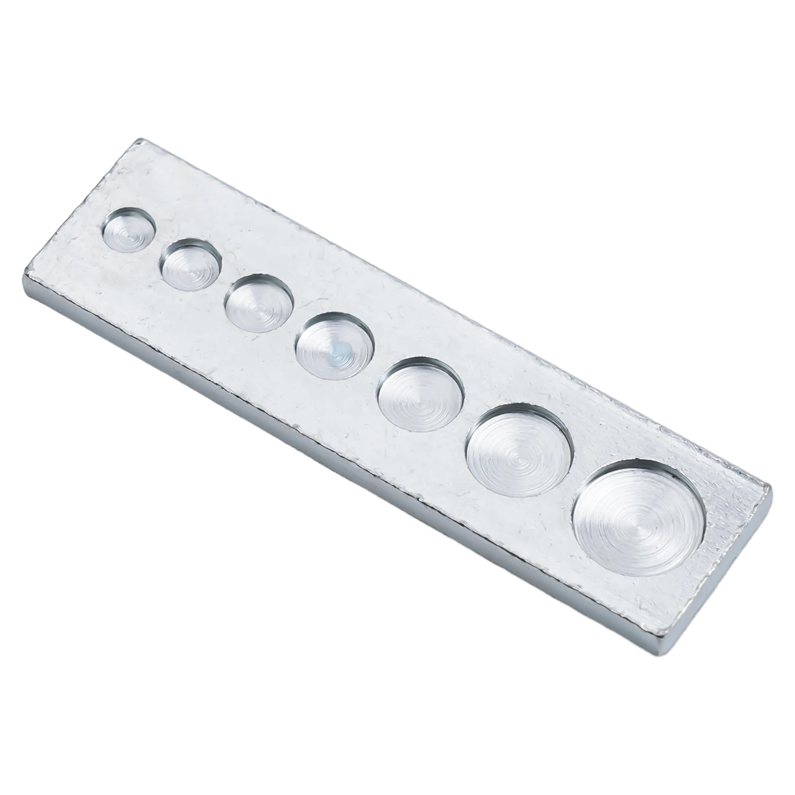 Slivel 7 In Bottom Plate Punch Tool 7 In 1 Bottom Plate Hole 7 In 1 Leather Craft Tools Punch Snap Button Rivet Setter Base
