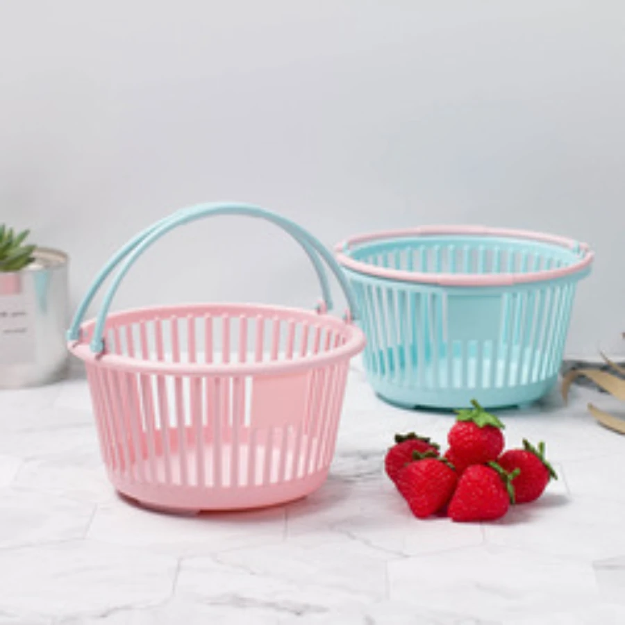 mini  round basket with handle