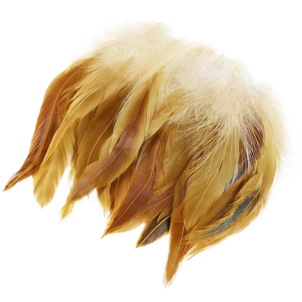 Plumas bonitas de 13-18cm, plumas de gallo naturales para manualidades, joyería de plumas de faisán, pendientes, Plumas, accesorios de decoración, 100 Uds.