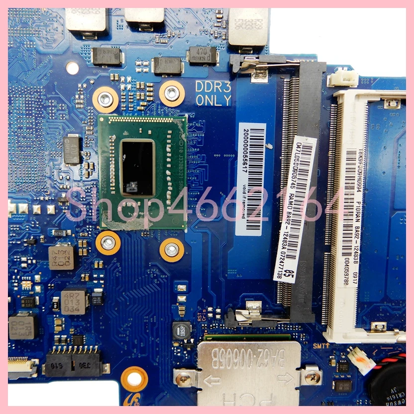 NP470R5E With i5-3230U i7-3537U CPU Mainboard For Samsung NP470R5E  Laptop Motherboard BA90-12483B