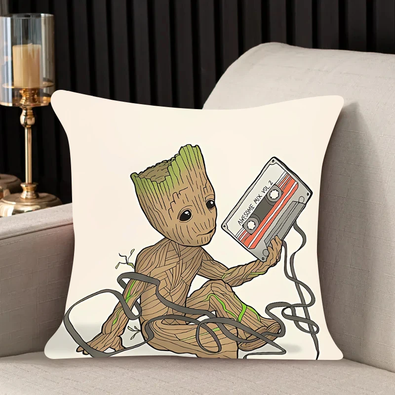 New Pillow Groot Slips Pillow Covers Bedding Comfortable Cushion Good For Sofa Home Car High Quality Pillow Cases Home Decor