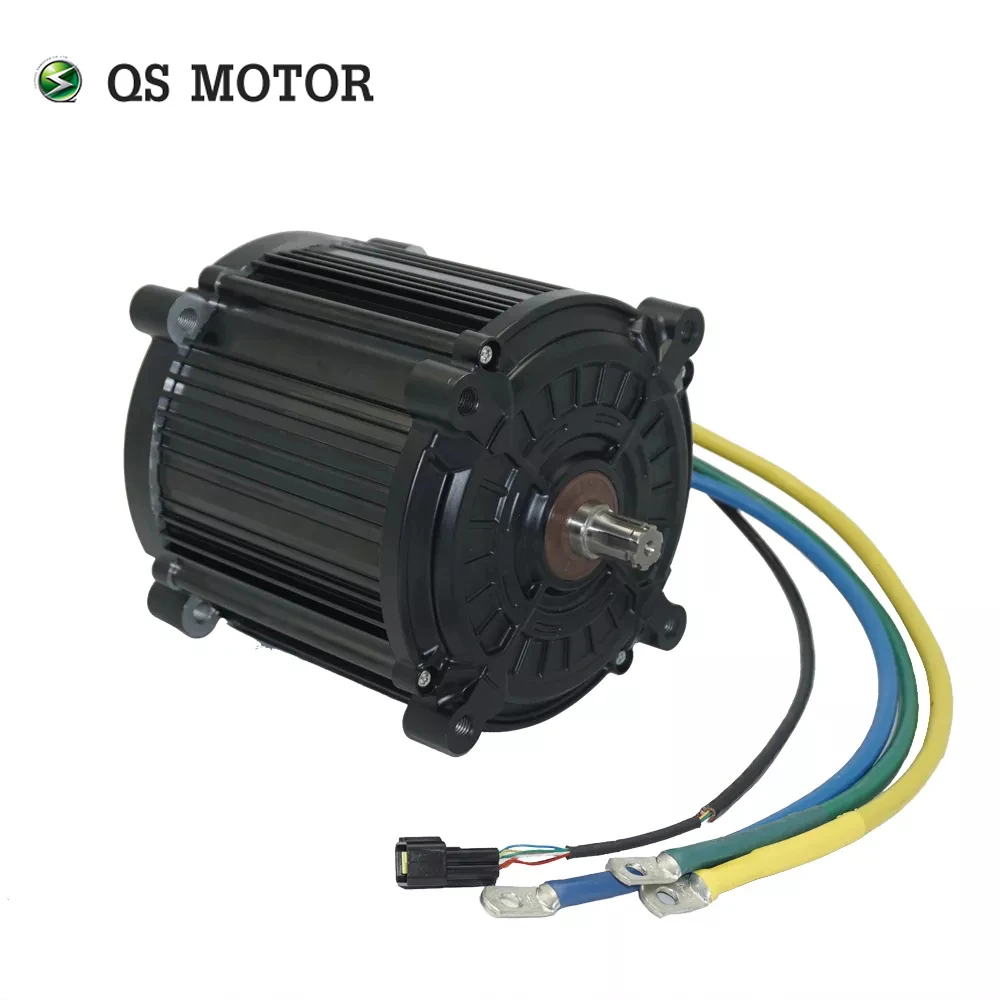 QSMOTOR 8000W 72V QS180 90H Encoder Mid Drive Motor Conversion Kit With Fardriver ND721200 Controller Electric Motorcycle