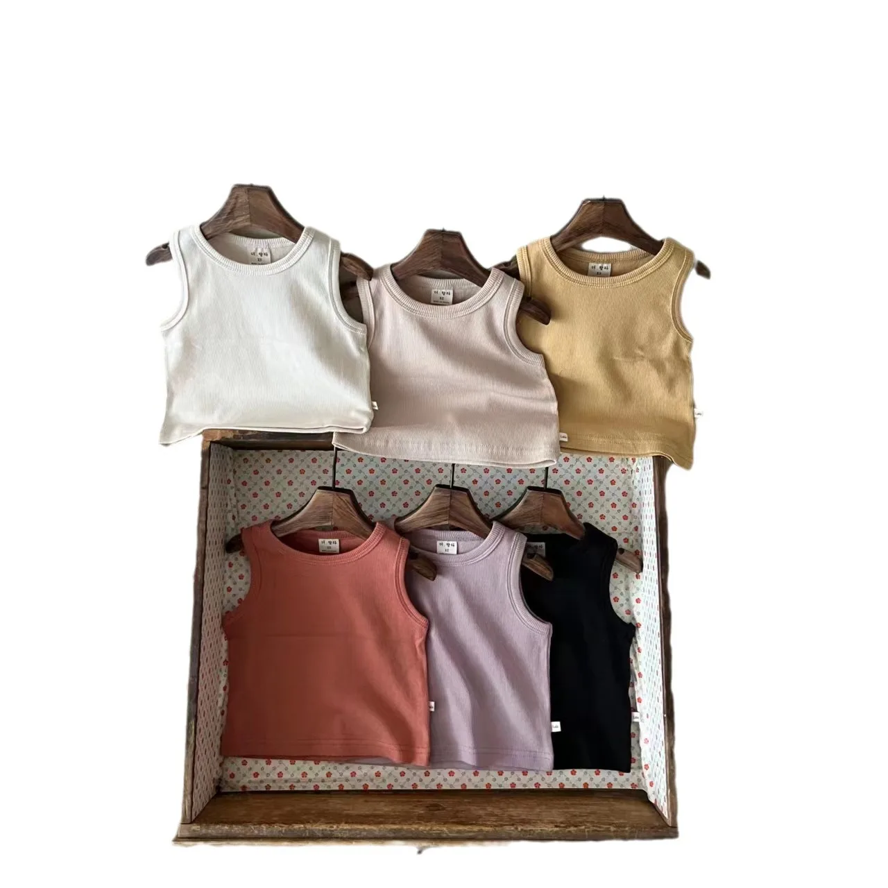 2025 Summer New Baby Sleeveless T Shirts Thin Cotton Boys Versatile Breathable Vest Infant Toddler Girl Comfortable Casual Tops
