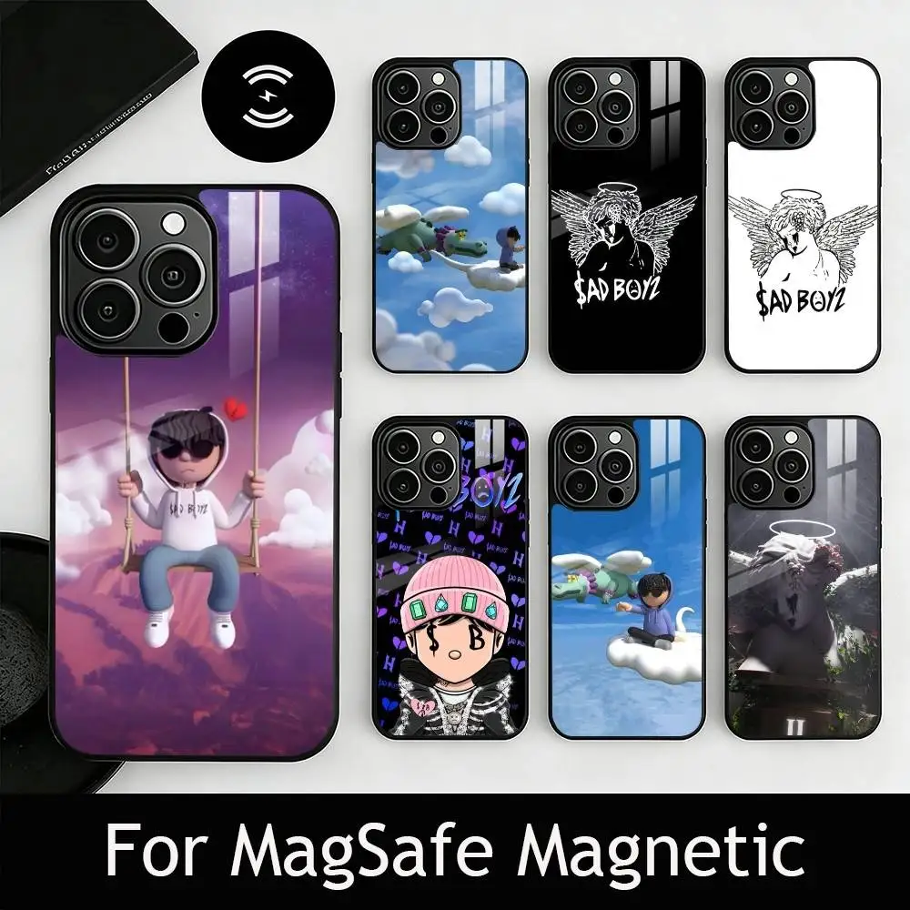 

J-Junior H S-Sad Boyz Phone Case For iPhone17,16,15,14,13,12,11 Plus,Pro Magnetic For Magsafe Wireless Charging