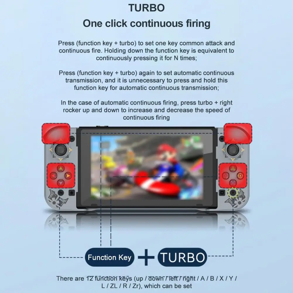 IPhone用ワイヤレスゲームコントローラー,コントローラー,ジョイスティック付き,3Dコントローラー,ストレッチデザイン,6ジャイロスコープモーター,Bluetooth 5, 0