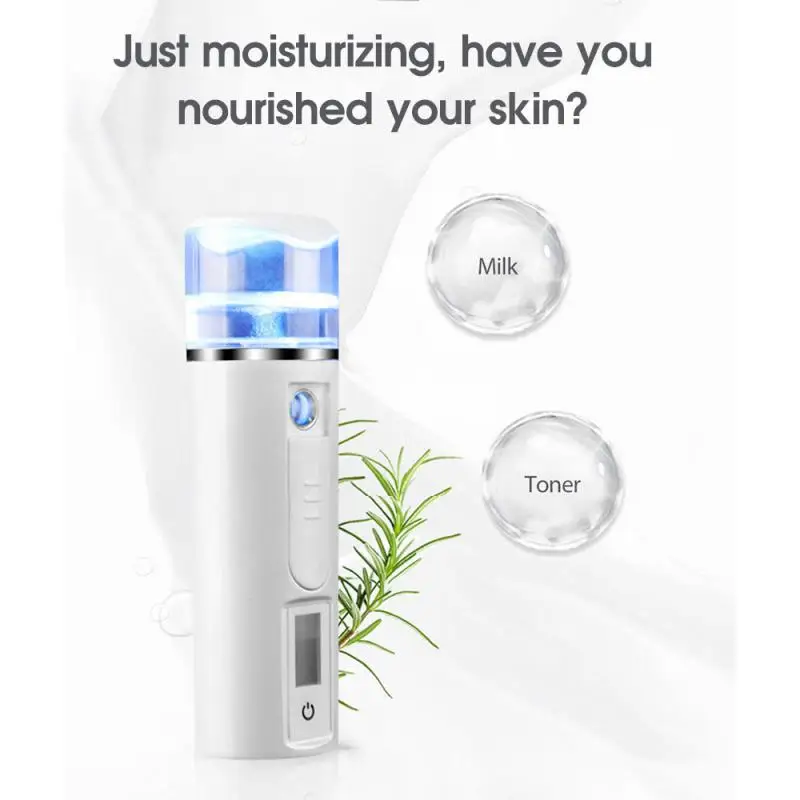 Nieuwe Nano-Spray Skin Test Hydraterende Instrument Multifunctioneel Gezicht Steamer Nano Sproeier Huidverzorging Schoonheidsapparaat Thuis Tslm1