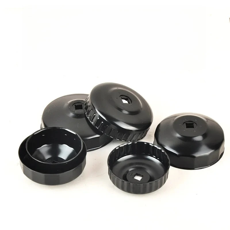 14Pcs Black Iron Cap Style Oil Filter Wrench Set Bowl Type Socket Set for Auto Repair