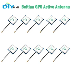 BT-580 Cirocomm GPS Active Internal Antenna 32db High Gain Ceramic Antenna Connector 25x25x2mm 1.13 Cable 5cm Long