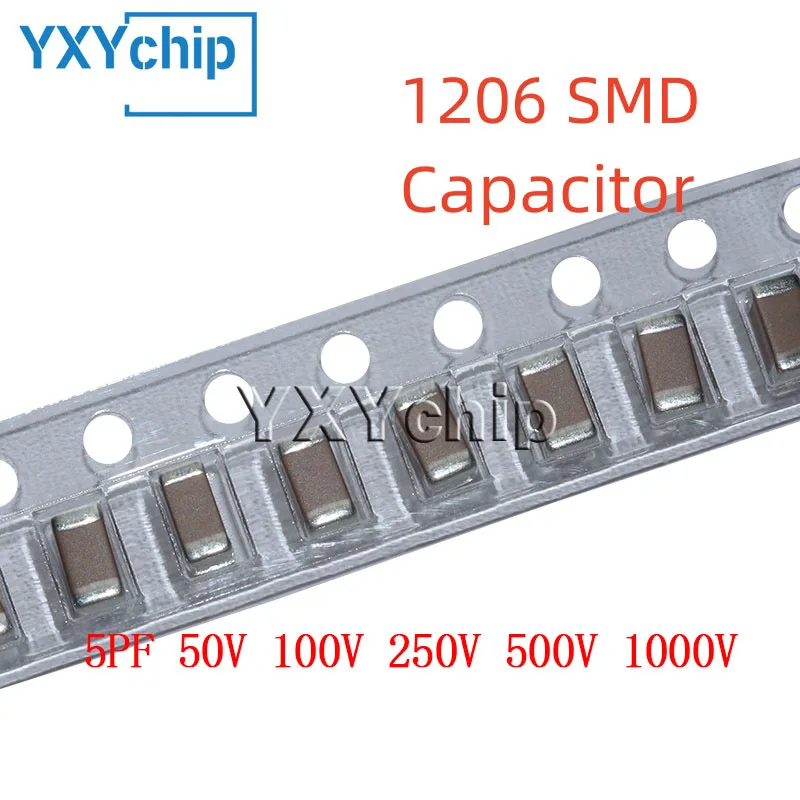 50PCS 1206 5PF 50V …