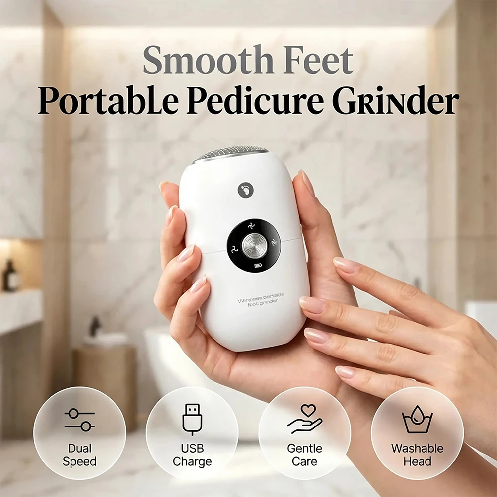 Electric Callus Remover for Foot USB Electric Foot File Tool with 3 Speed Dry Cracked Heels Tool Foot Care for Women & Men