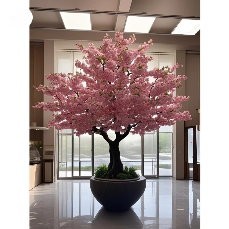 Wedding table tree artificial wisteria ornament peach olive plastic flower for wedding decoration