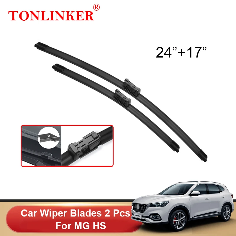 

TONLINKER Car Wiper Blades For MG HS 2020 2021 2022 Car Accessories Front Windscreen Wiper Blade Brushes Cutter