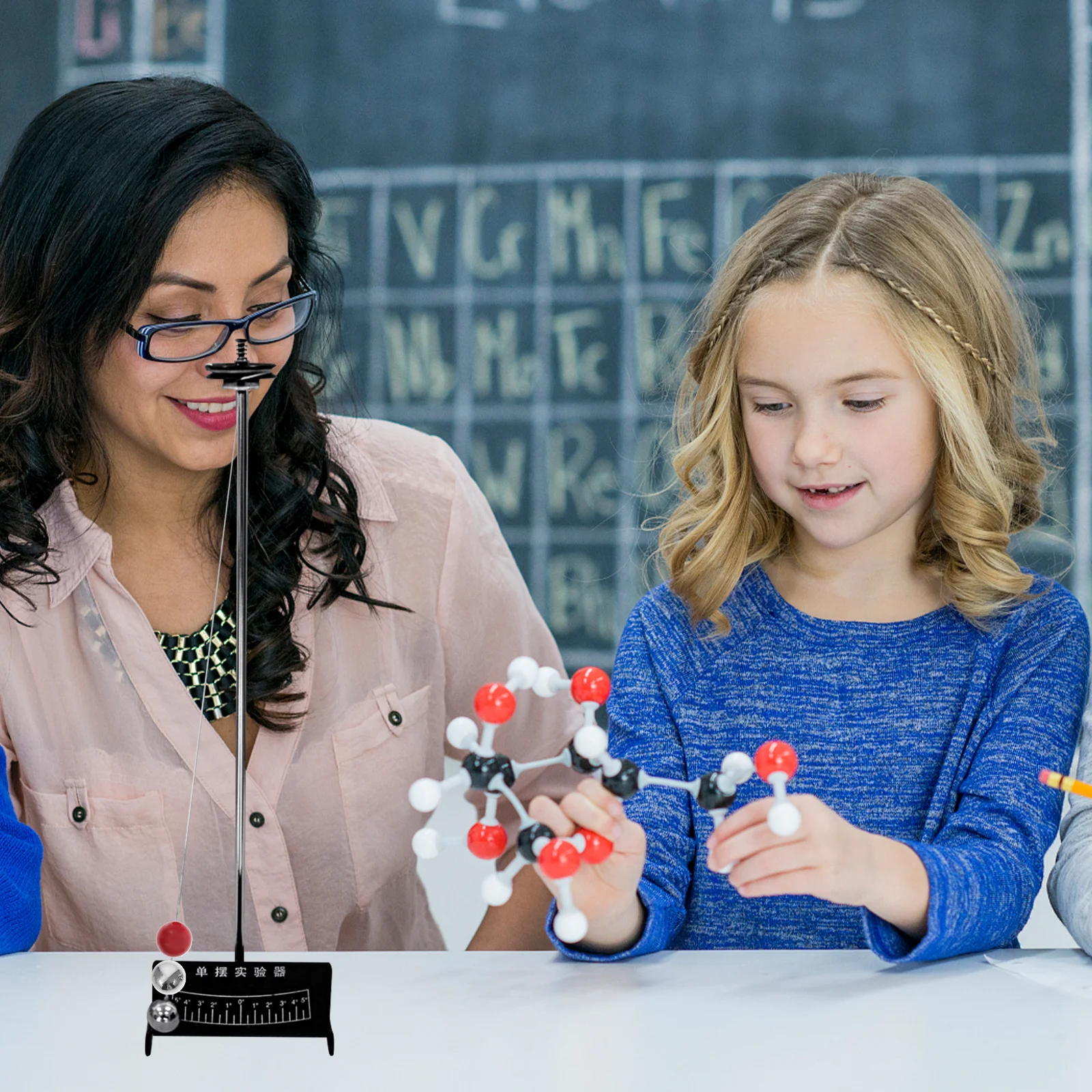 10 قطعة مجموعة كرة البندول واحدة لتجربة الفيزياء معدات التدريس البلاستيكية أداة العلوم استخدام مختبر الفصول الدراسية #5