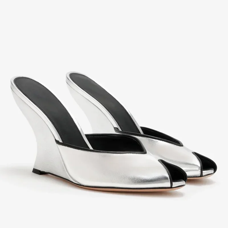 Strange Style Peep Toe Shallow Slippers Sexy Round Toe Slip On Solid Accept Customized New Arrivals Fashion Women Modern Shoes