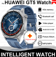 Original For Huawei WATCH DT5 NFC SmartWatch Men Women 4GBMemory Sapphire Crystal Full Touch Screen Sport Fitness SmartWatch New