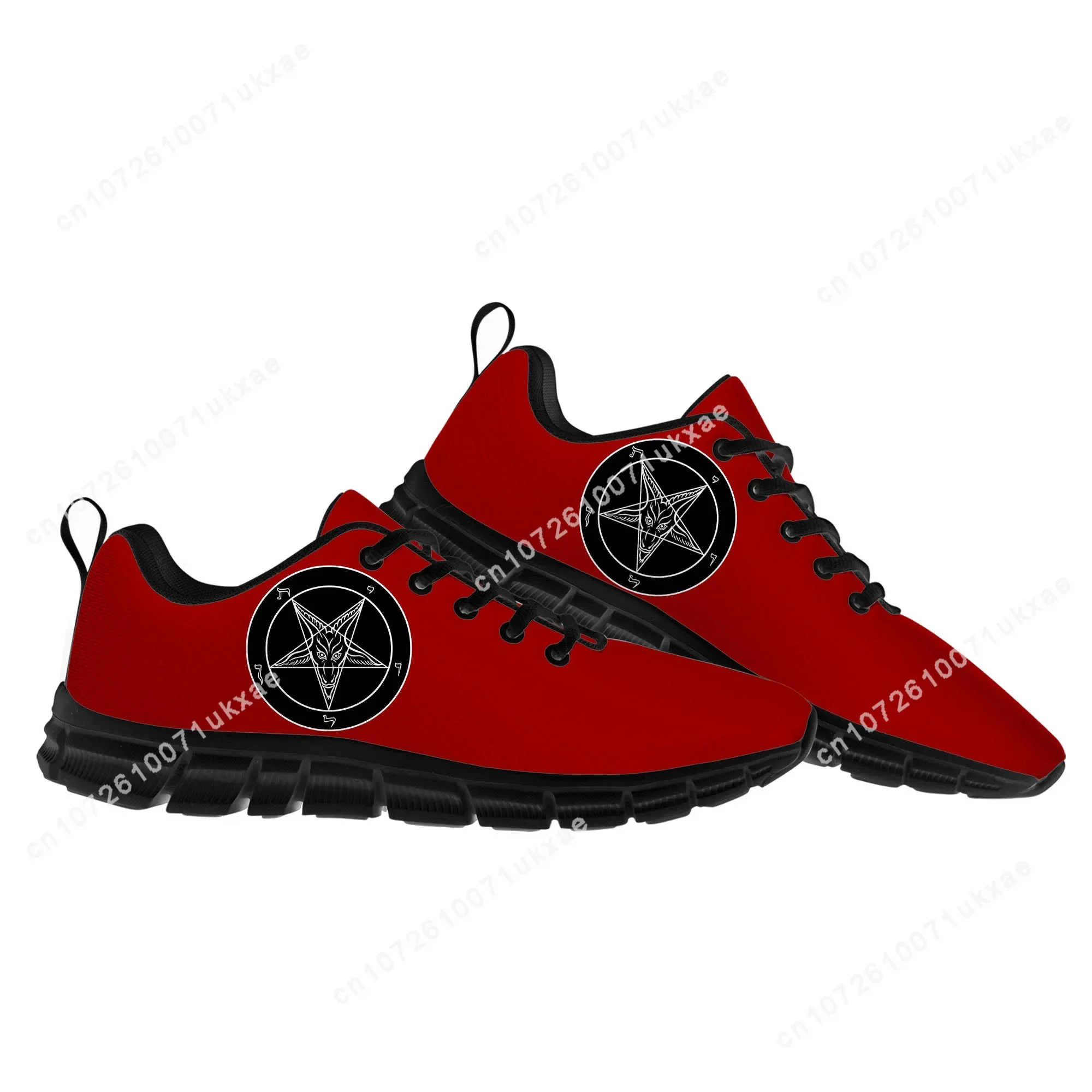 Pentagram Baphomet Satan Satanic Goth Gothic Goat Sports Shoes Mens Womens Teenager Sneakers Parent Child Sneaker Customize Shoe