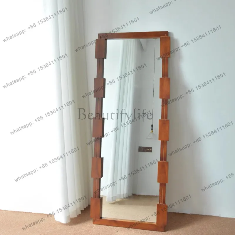 LD Floor Luxury Mirror Men Long Girls Bathroom Standing Bedroom Full Body Living Room Moving Mirror Modern   Home Products