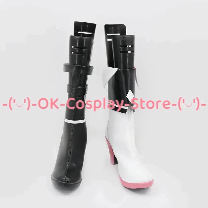 Mori Calliope Cosplay Shoes Vtuber Cosplay Props PU Leather Shoes Halloween Carnival Boots Custom Made