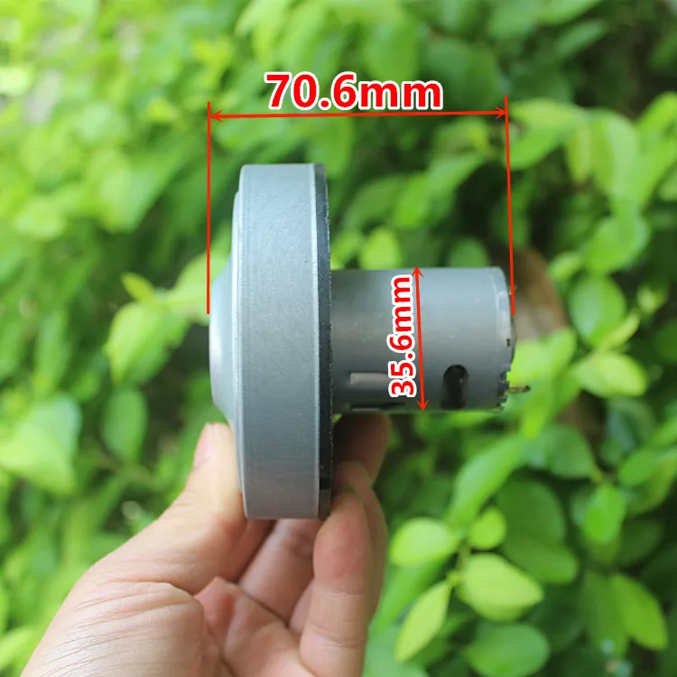 Micro 545 Brush Motor Engine Fan DC 12V 110W High-power Handheld Vacuum Cleaner Ball Bearing Metal Turbine