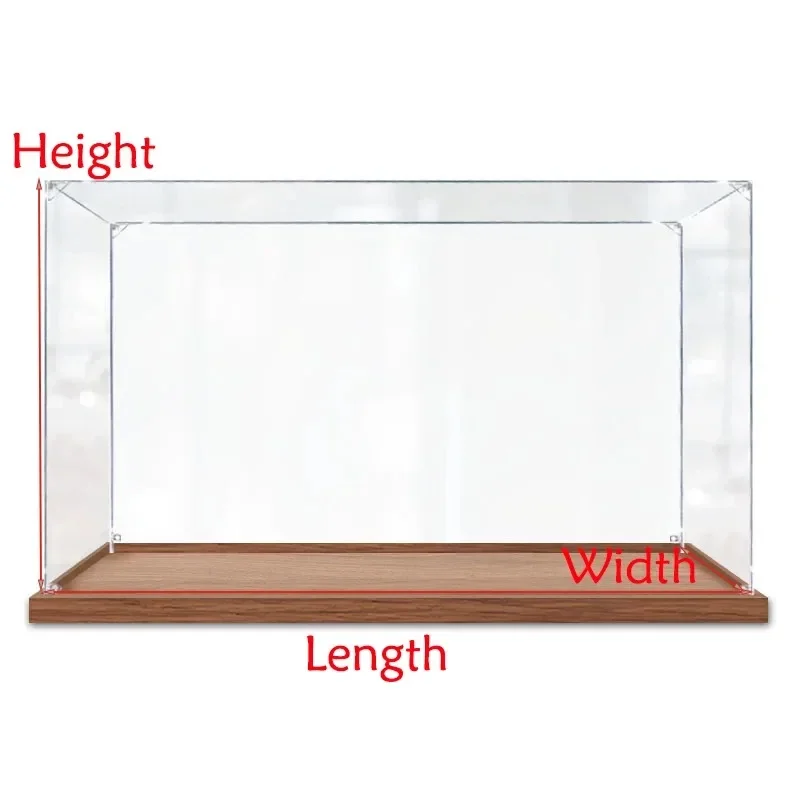 Acrylic Display Case for Collectible Cars,Action Figures,Die-Cast Models - Storage Box for Home/Office/Shelf Display