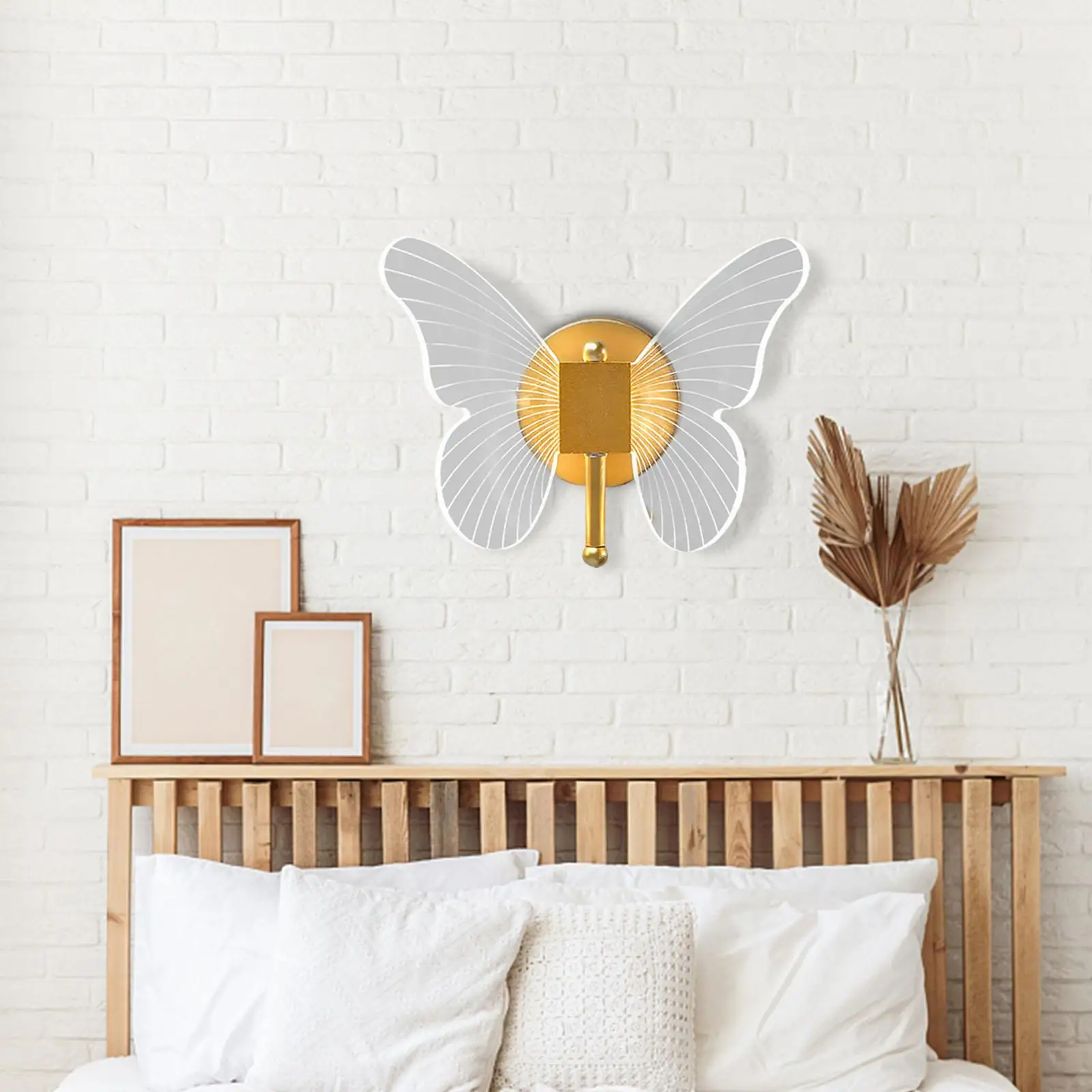 

Acrylic Wall Sconce Light, Butterfly Wall Bedroom Corridor Lighting Decoration