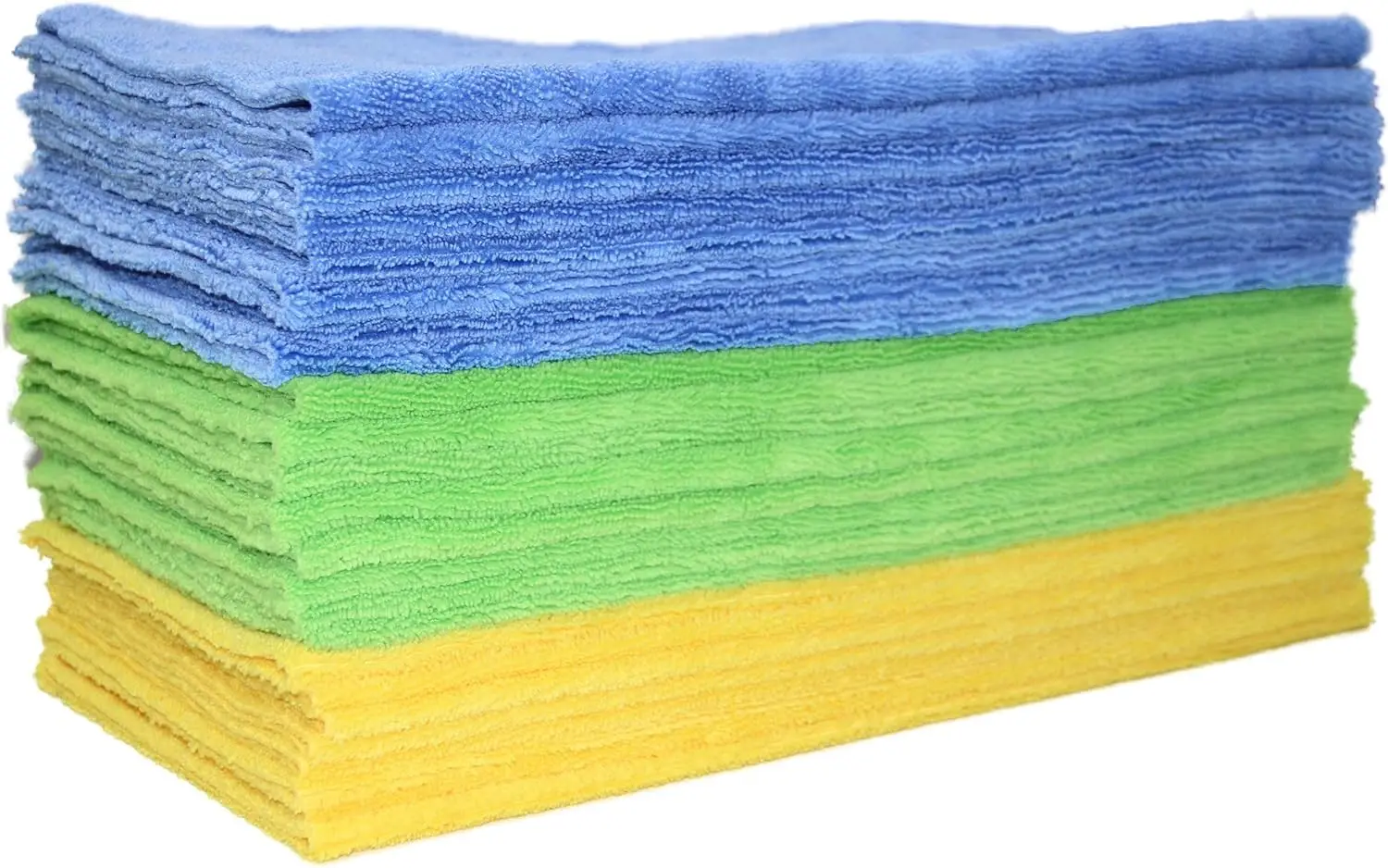 

Микрофибровые салфетки для уборки UltraCut Edgel (16x16, 24 шт., премиум-класс, синий, зеленый, желтый)