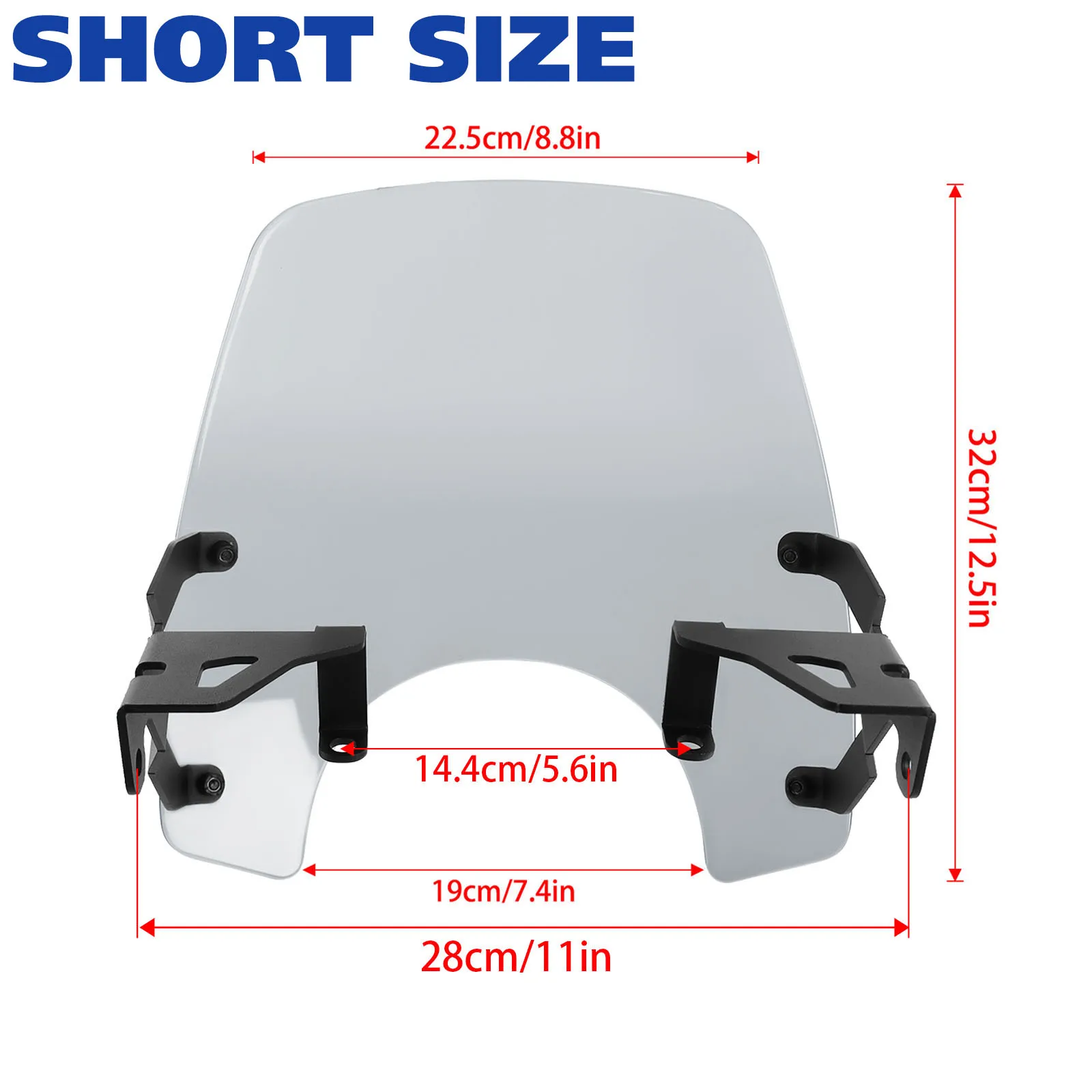 For Honda CL 500 CL500 2023-2026- Tall/Short Windshield Spoiler Viser Windscreen Screen Double Bubble Wind Deflector Accessories