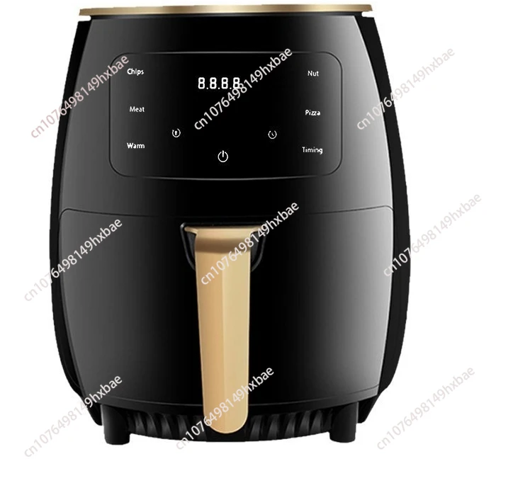 Household large-capacity touch air fryer, multifunctional French fries machine, intelligent electric fryer