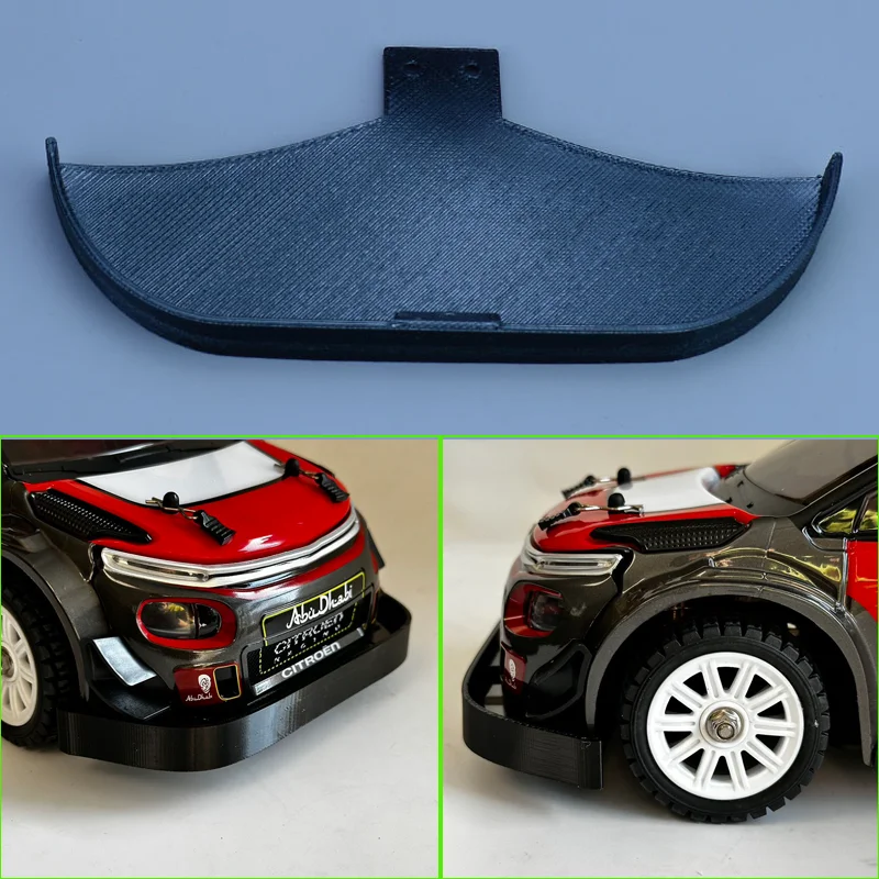 Simulation 14303 1pcs TPU Printing Front Bumper Front Shovel for 1/14 HYPER GO MJXRC 14303 RC Cars Truck