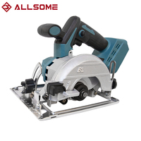 ALLSOME Electric Circular Saw 125mm Saw Blade Brushless Multi-Angle Cutting Suitable For Makita 18v Battery