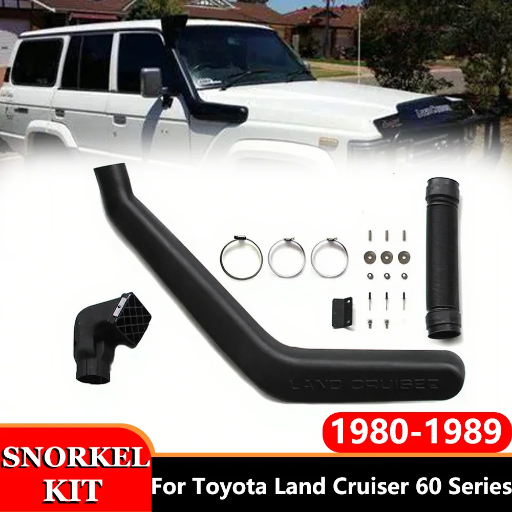 Car Exterior Accessories Air Intake Snorkel Kit For Toyota Land Cruiser 60 Series LC60 FJ60 1980-1989 Wading Breath Hose Pipe