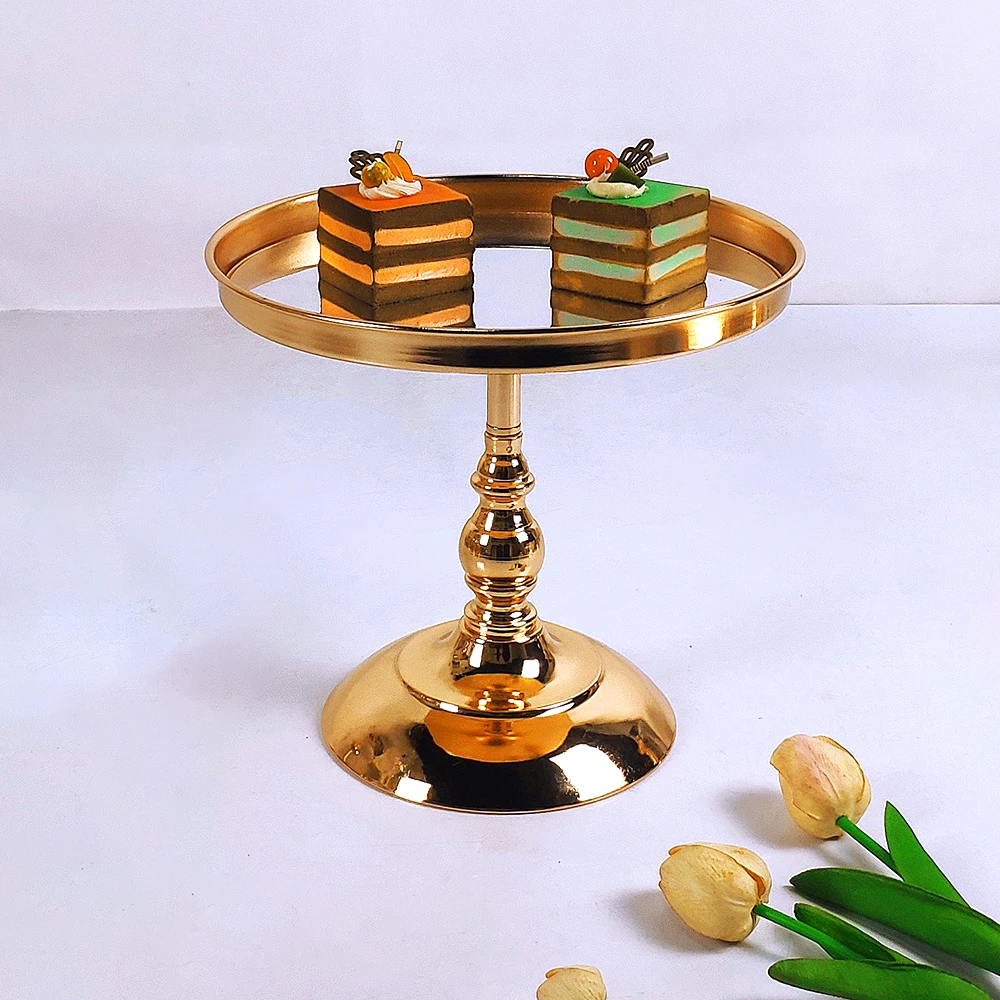 Gold and Silver Cake Stand Suit, Cupcake Tray, Home Decoration, Dessert Table, Decorating Party, Wedding Display, 1Pc