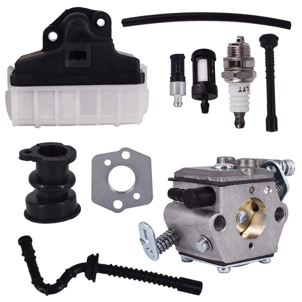 Carburetor Kit Fits for 021 023 025 MS170 MS210 MS230 MS250 Intake Hose Spark Kit Replace -286