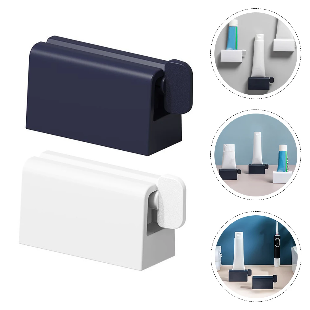 

Squeezer Toothpaste Rack Extruder Holder Bathroom Detachable Silicone Pad Travel