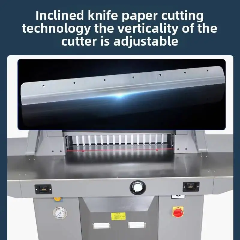 

Heavy-duty Hydraulic Programmable Paper Automatic LCD Screen Document Cutter Fully Automatic Paper Cutting Machine