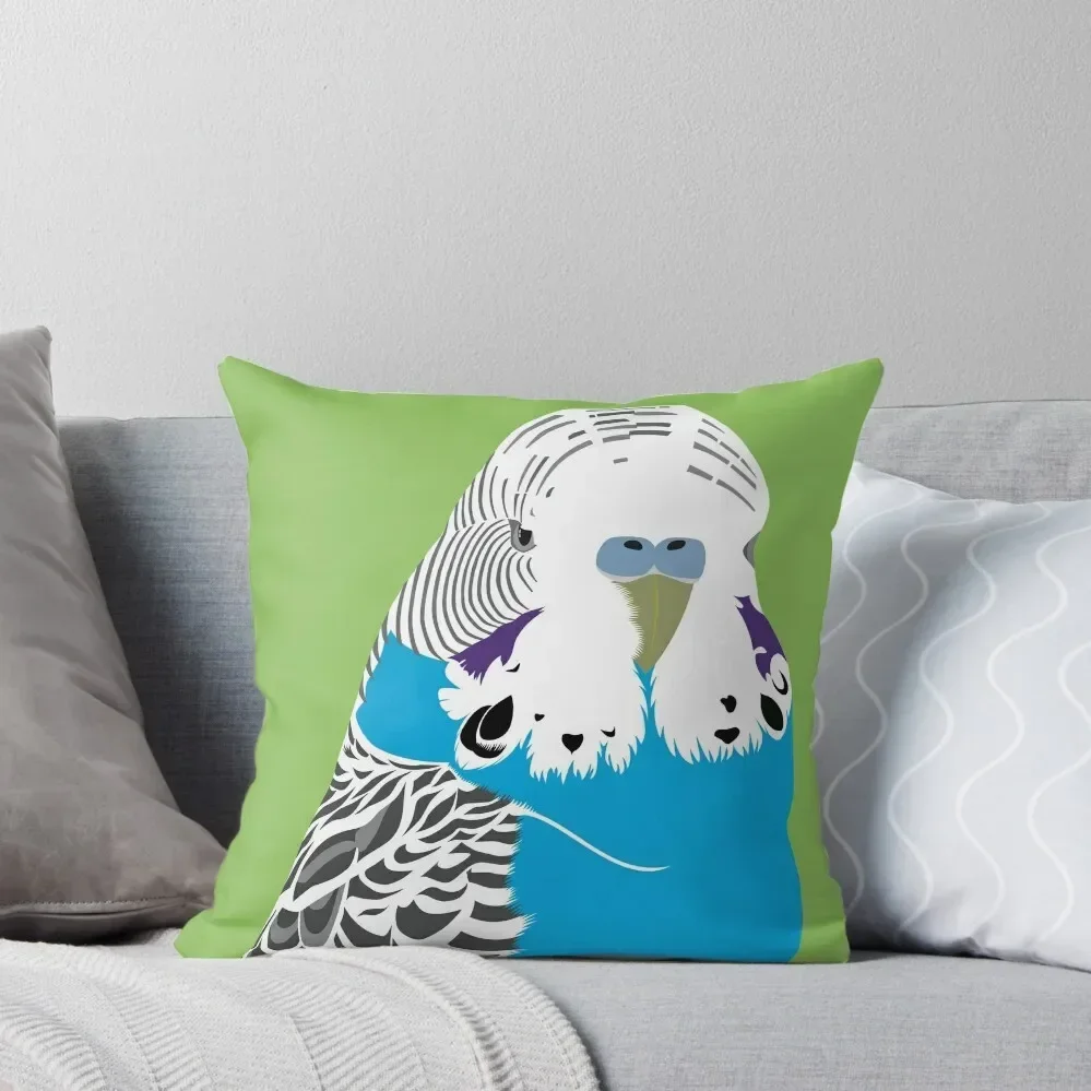 

Pop Art Budgie # 2 Throw Pillow New year Embroidered Cushion Cover pillow