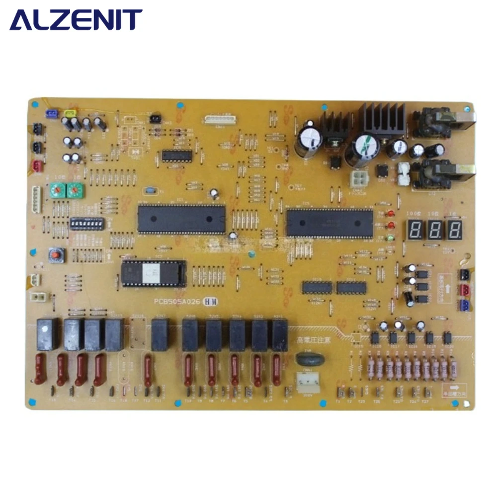 

Используется для центрального кондиционера Mitsubishi, наружный блок, плата управления PCB505A026HM, детали кондиционера печатной платы