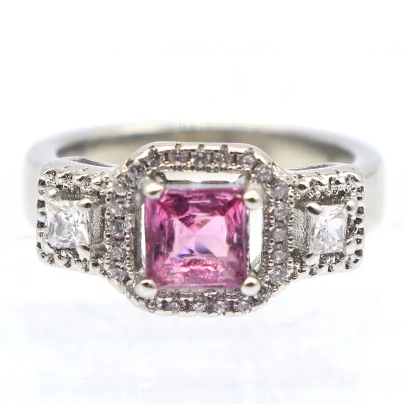 

4g Customized 925 SOLID STERLING SILVER Rings Red Blood Ruby Swiss Blue Topaz Pink Tourmaline Many Sizes 5-11