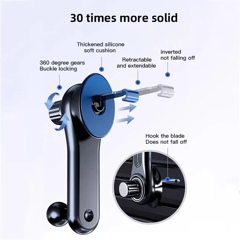 الجاذبية حامل هاتف السيارة تنفيس الهواء تلسكوبي دعم لكزس RX300 IS200 IS250 ES350 Ct200h UX250h NX300h RX350 ES300h RX400h #4