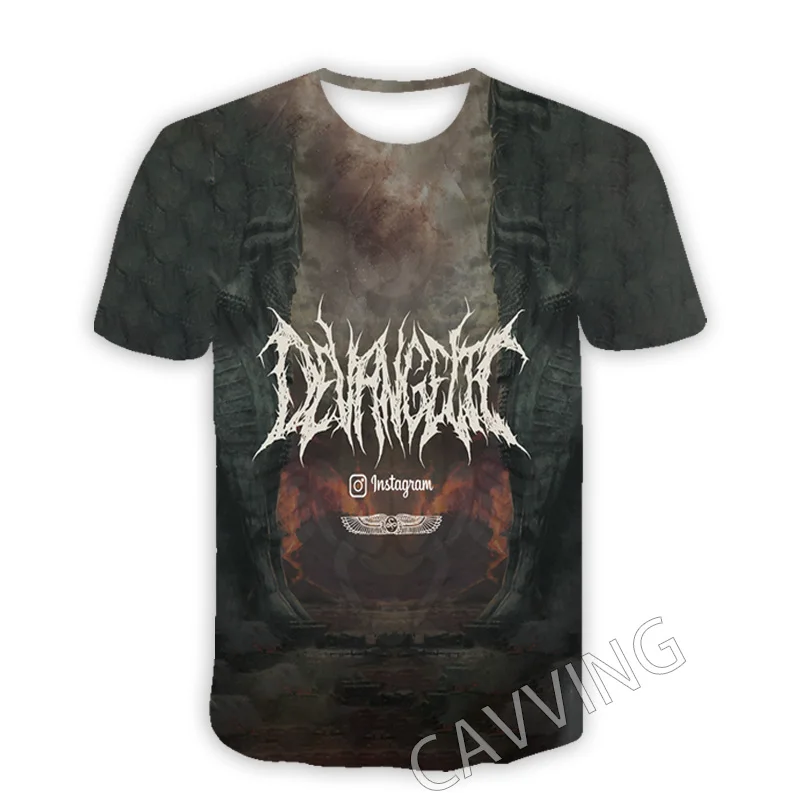 CAVVING 3D Printed Devangelic Rock Casual T-shirts Hip Hop T Shirts Harajuku Styles Tops Clothing for Men/women