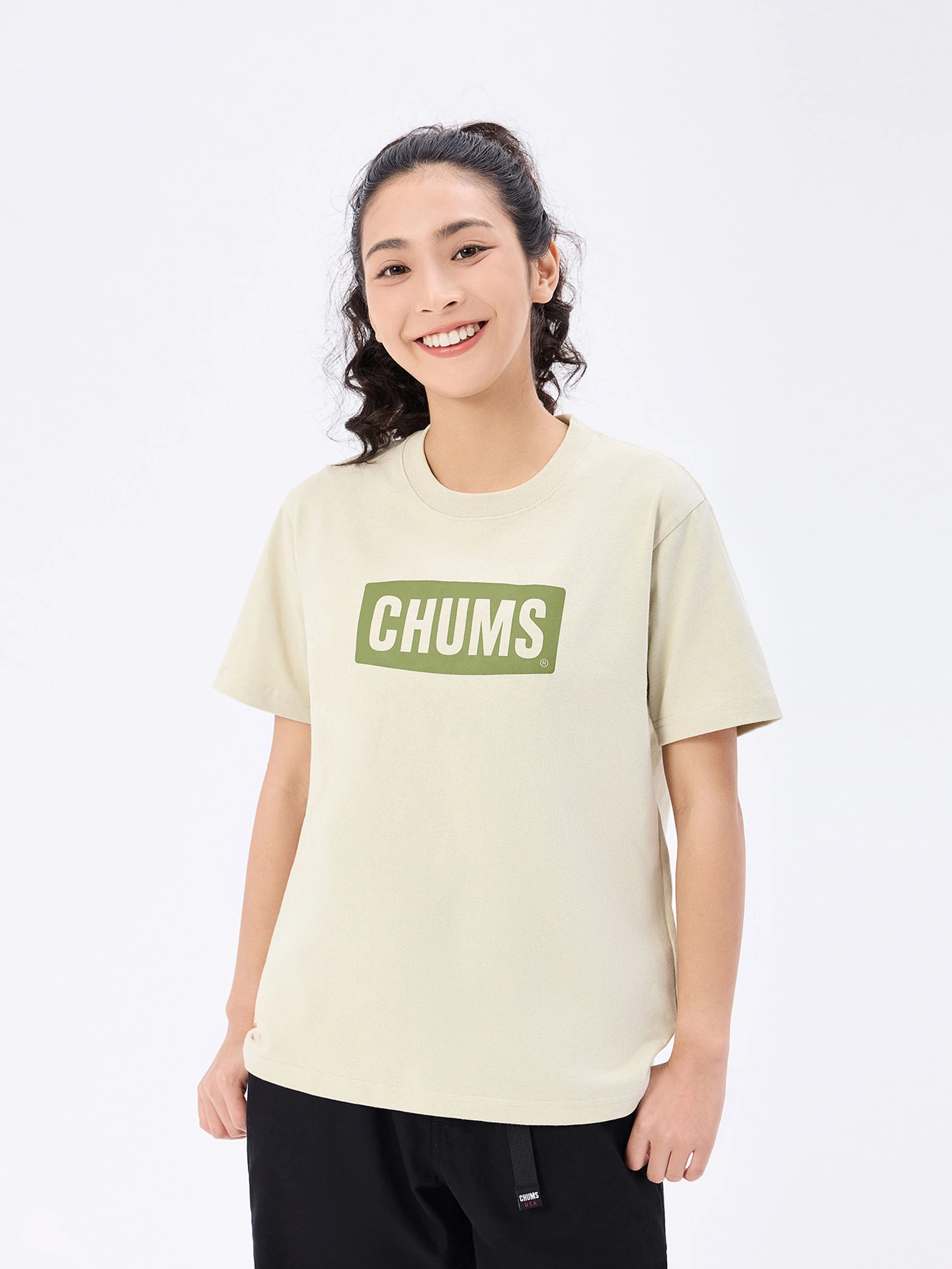 2026 CHU Sportswear MS Casual Kurzarm-T-Shirt mit klassischem LOGO für Herren und Damen, Halbarm für Paare – Detail 5