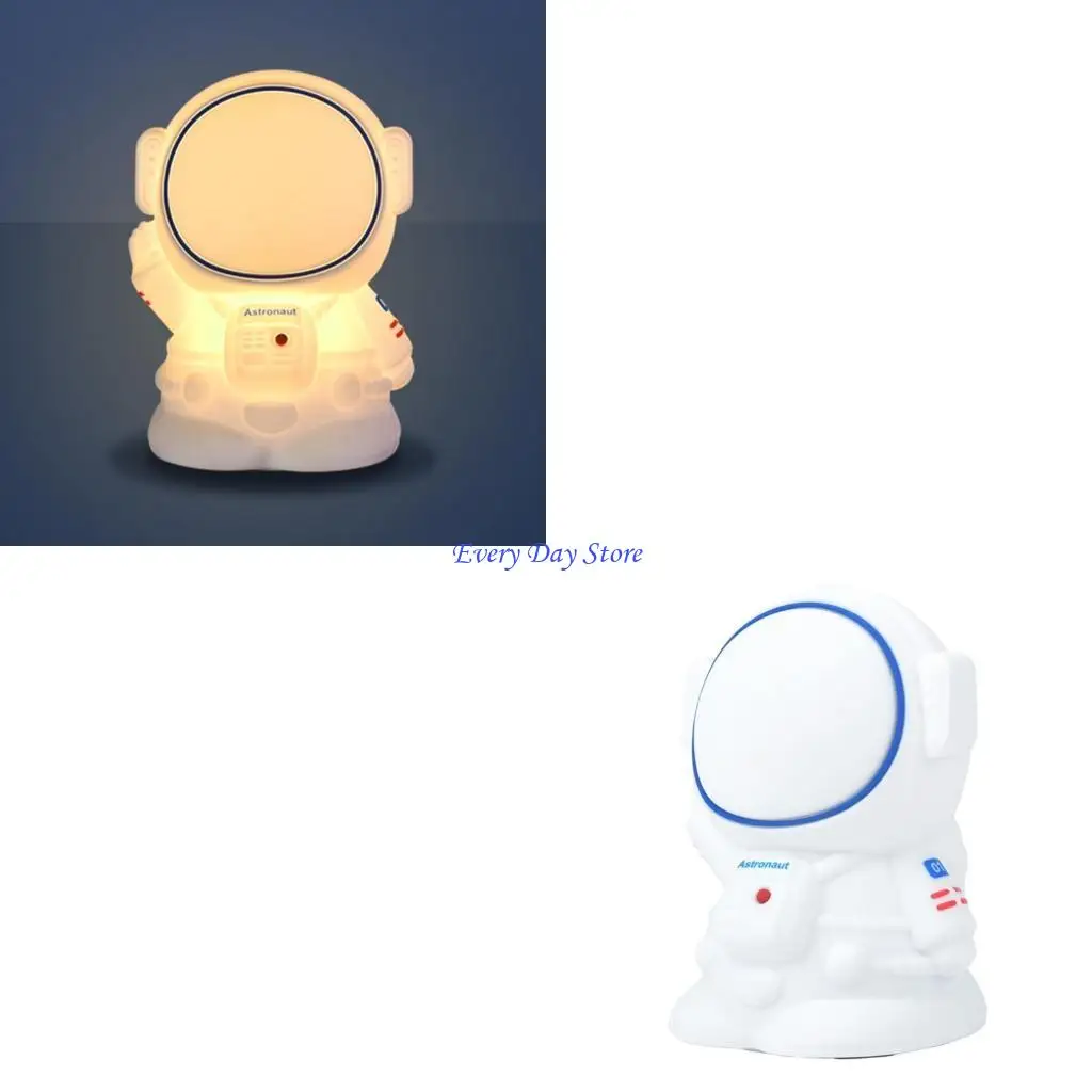 

Spaceman LED Night Light Nursery Silicone Astronaut Lamps Desktop Decoration Light Birthday Gift for Baby Toddler