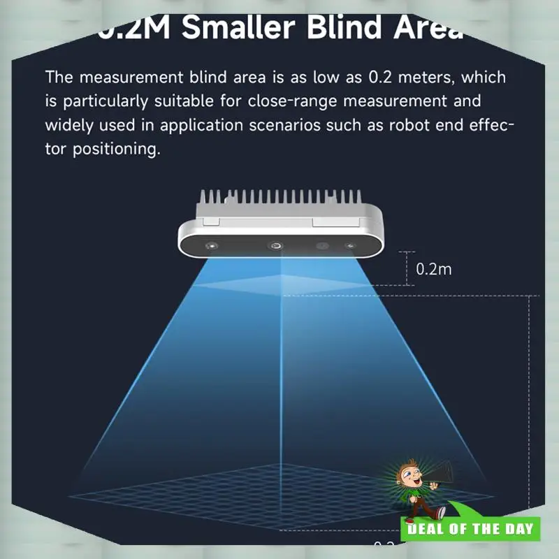 Módulo eletrônico do sensor da câmera de profundidade 3D da entrega 24 horas FOV 73.8 °   Suporte ROS1 ROS2 para robô Jetson Raspberry Pi