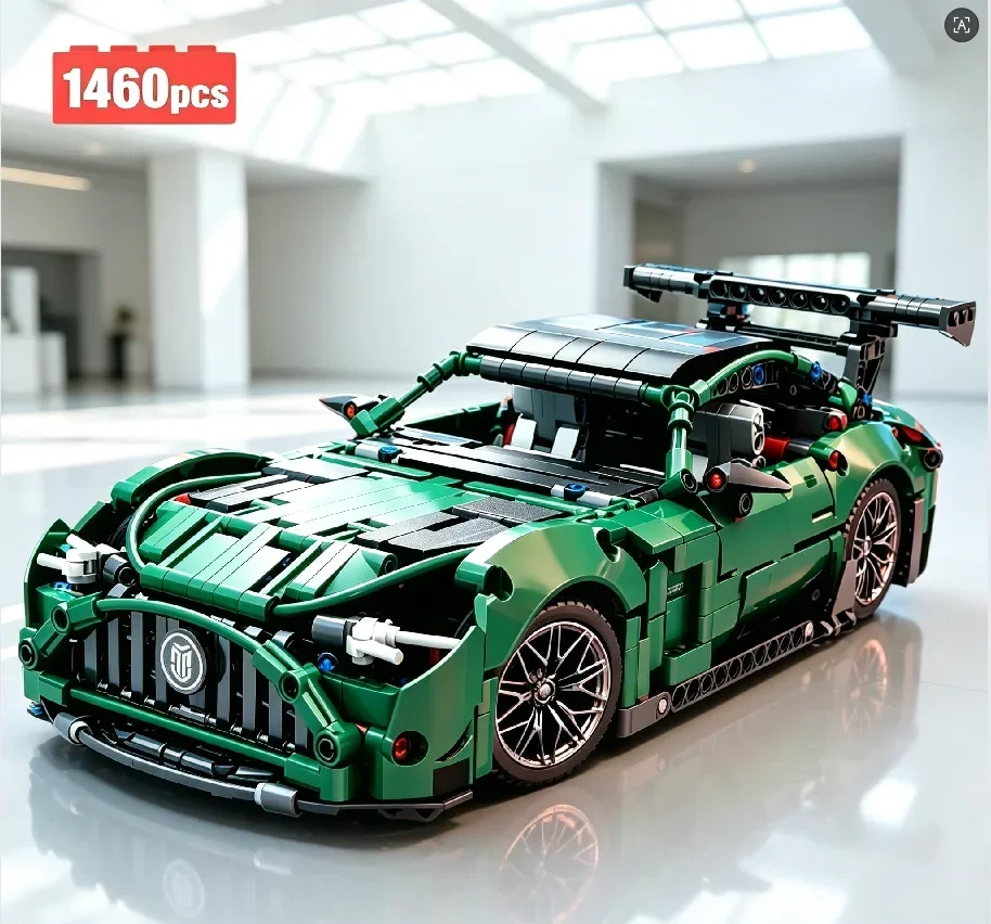 2026 New Hot Selling Technology Supercar MOC Racing Block Model, Suitable for Family Building and Adult Friend Gift Set