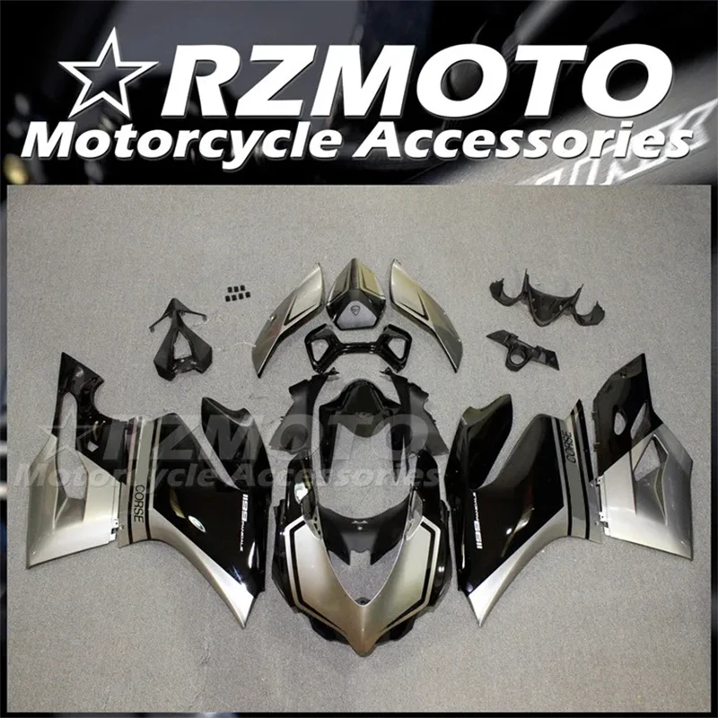 4Gifts New ABS Motorcycle Fairings kit Fit For Ducati 899 1199 panigale 1199S 2012 2013 2014 2015 Custom Black Gray