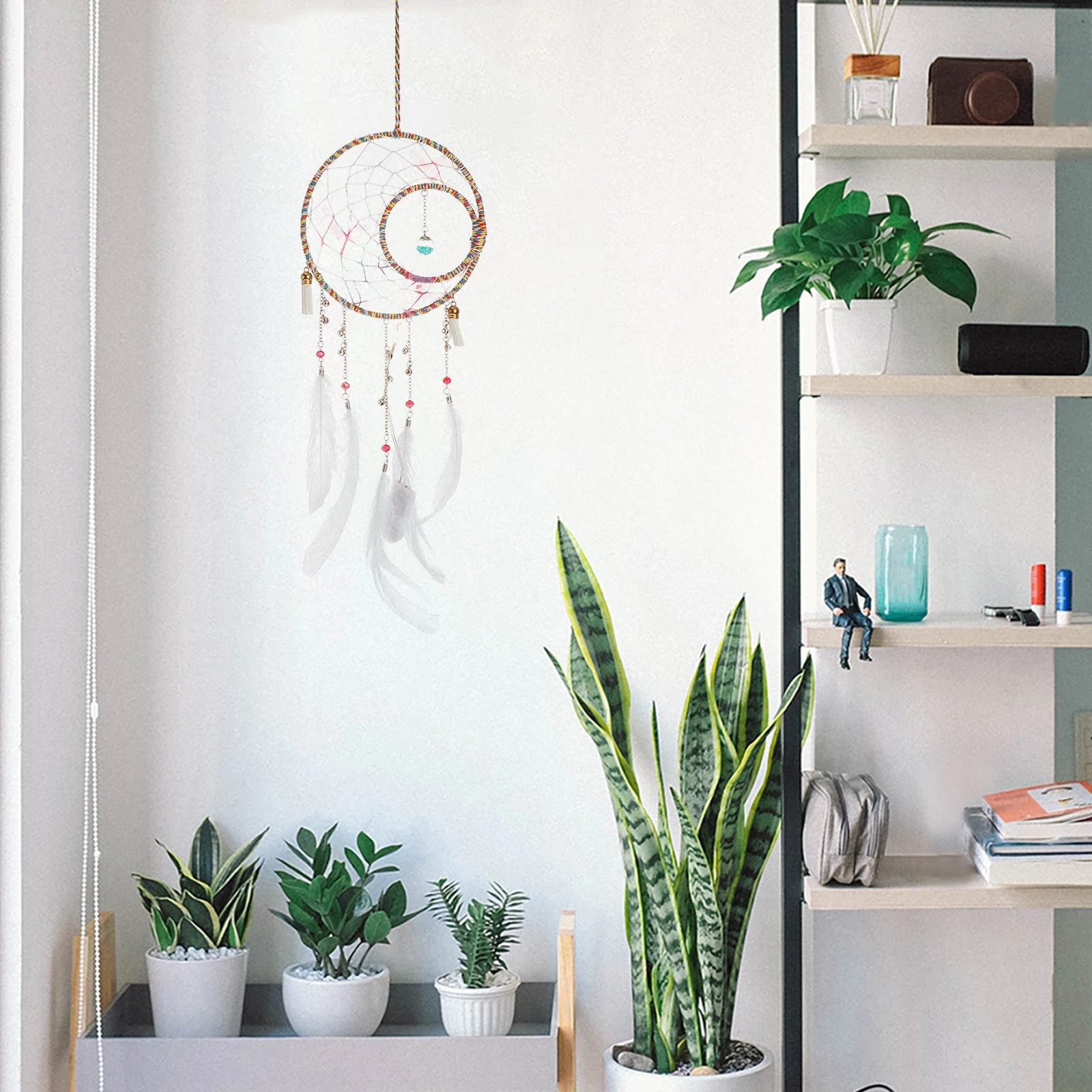 

Dream Catcher Pendant Charming Design Hanging Room Pendent Wind Chime Exquisite Details Dreamcatcher Living Decor Bedroom