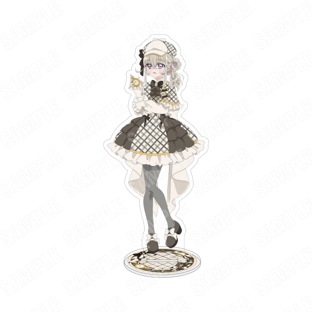 Star Detective Precure!  Anime Stella Acrylic 15CM Stand Keychain Luna Amber Rose Gothic Lolita Ver. Desk Decor Gift for Fans